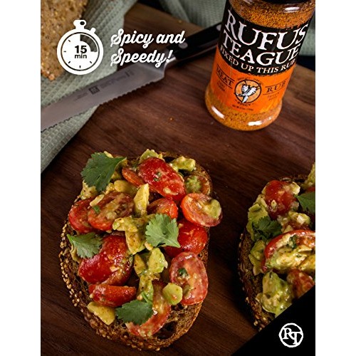Rufus Teague Spicy Meat Rub – 6.5Oz Shaker – Fiery Bbq Seasoning