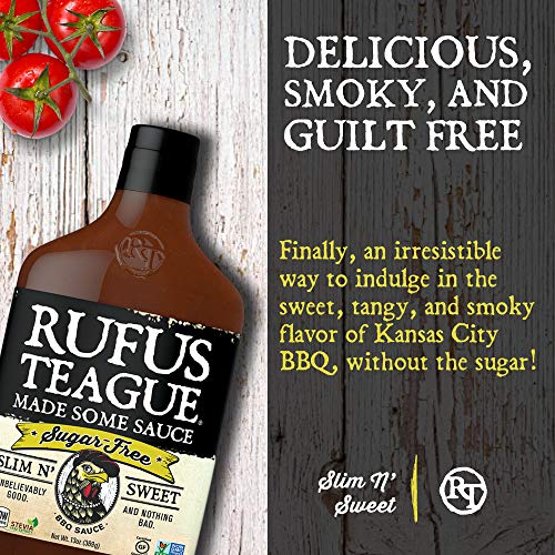 Rufus Teague: Sugar-Free Bbq Sauce - Premium Bbq Sauce- Natural