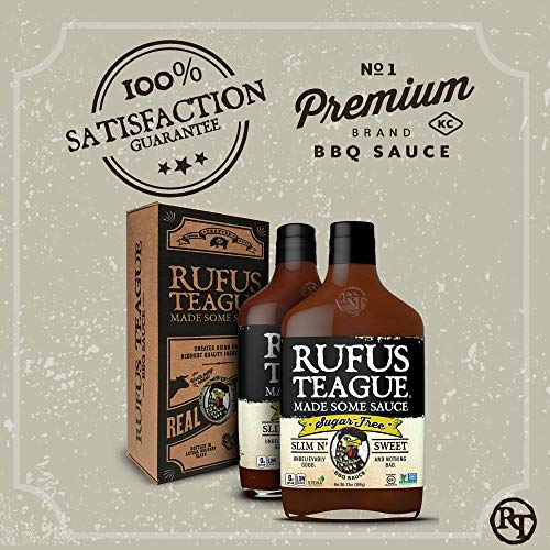 Rufus Teague: Sugar-Free Bbq Sauce - Premium Bbq Sauce- Natural