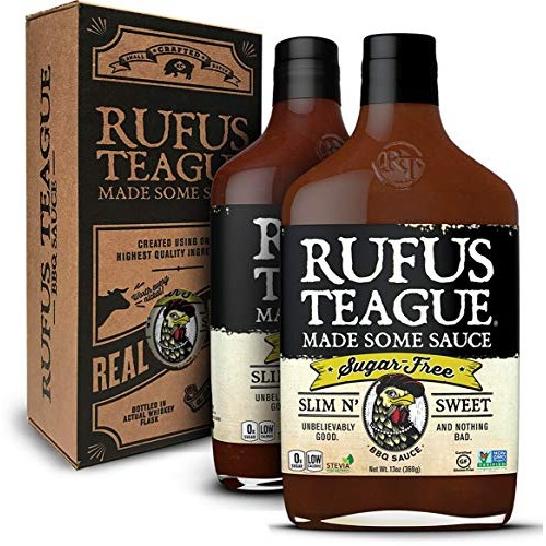 Rufus Teague: Sugar-Free Bbq Sauce - Premium Bbq Sauce- Natural