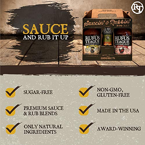 Rufus Teague Sugar-Free Saucin &Amp; Rubbin Kit