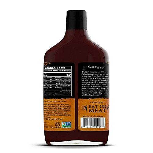 Rufus Teague Touch O’ Heat Bbq Sauce – 16Oz Bottle – World Famou