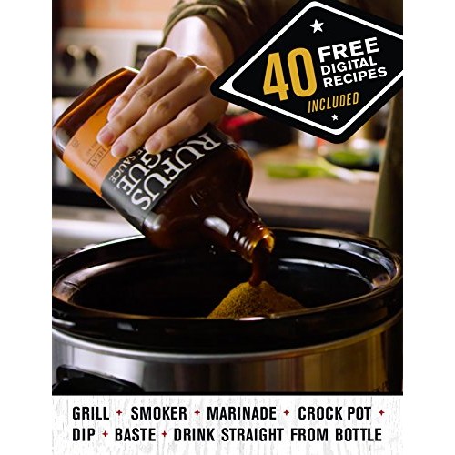 Rufus Teague Touch O’ Heat Bbq Sauce – 2-Pack 16Oz Bottles – W