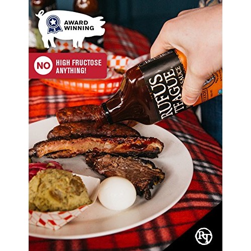 Rufus Teague Touch O’ Heat Bbq Sauce – 2-Pack 16Oz Bottles – W