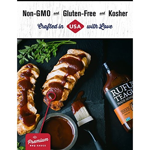 Rufus Teague Touch O’ Heat Bbq Sauce – 2-Pack 16Oz Bottles – W