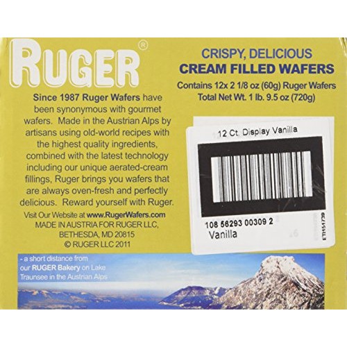 Ruger Wafer 8-56293-00301-9 Vanilla Australian Wafers44; 12 Pack