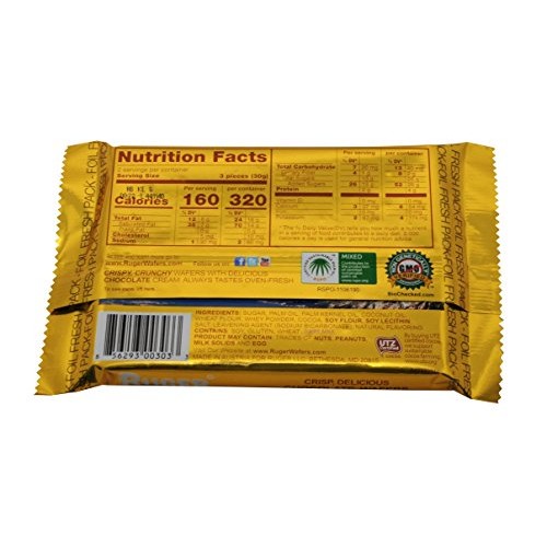Ruger Wafers Austrian Wafers, Chocolate, 2.125 Ounce Pack Of 12