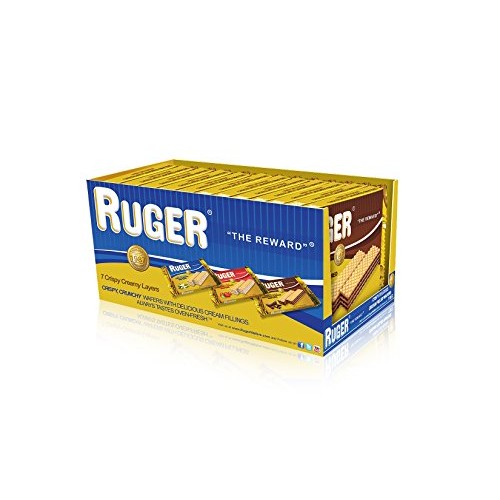 Ruger Wafers Austrian Wafers, Chocolate, 2.125 Ounce Pack Of 12