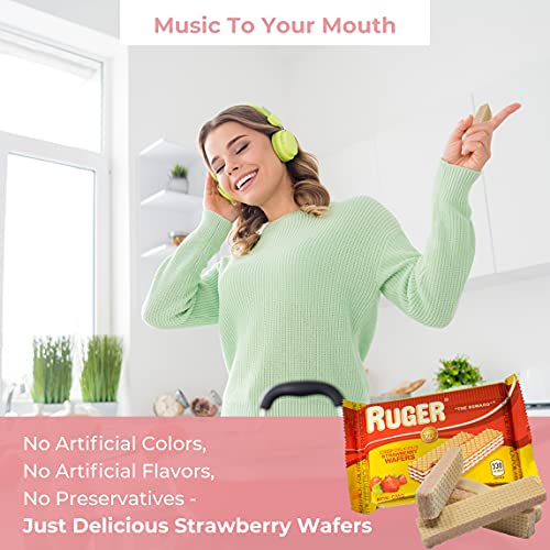 Ruger Austrian Wafers Strawberry, 2.125 Ounce Pack Of 12