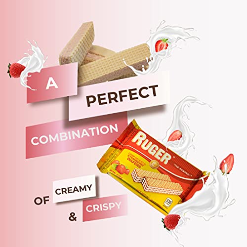 Ruger Austrian Wafers Strawberry, 2.125 Ounce Pack Of 12