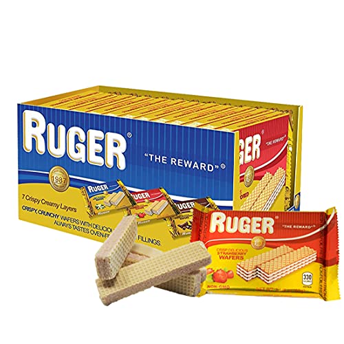 Ruger Austrian Wafers Strawberry, 2.125 Ounce Pack Of 12