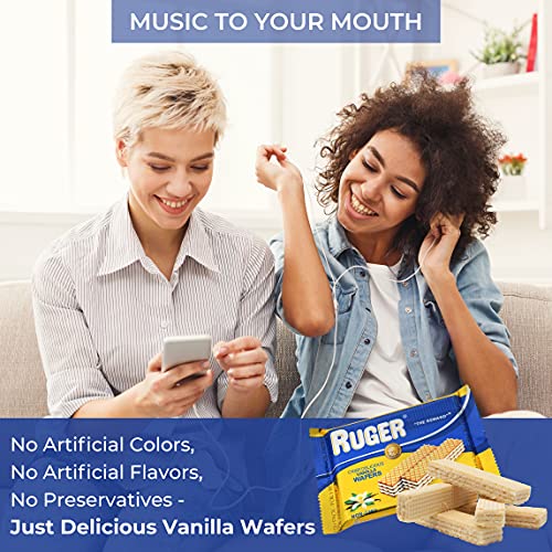 Ruger Wafers Austrian Wafers, Vanilla, 2.125 Ounce Pack of 12