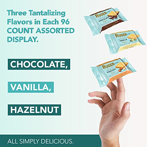 Ruger Wafers XOXO Made with a Kiss of Sea Salt , Mini Wafers Dis...