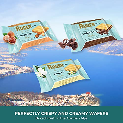 Ruger Wafers XOXO Made with a Kiss of Sea Salt , Mini Wafers Dis...