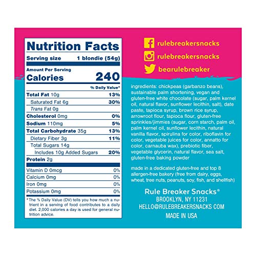 Rule Breaker Snacks, Flavor-Full Sampler With Birthday Cake Blon