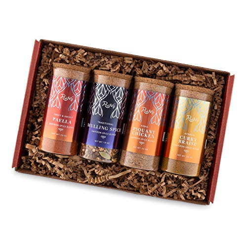 Rumi Spice - Saffron Spice Blends Gift Box | Paella, Kabul Piqua