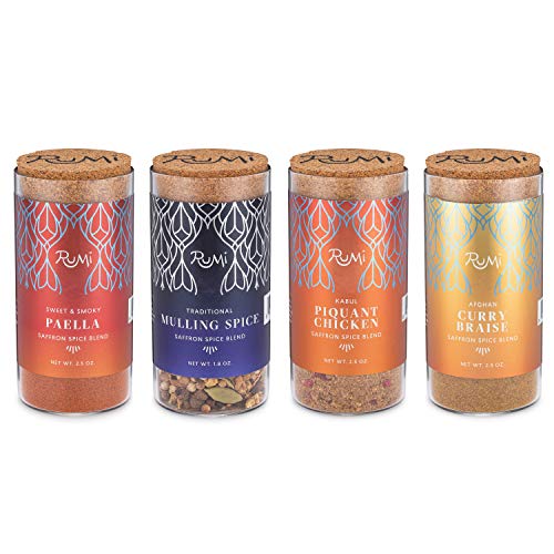 Rumi Spice - Saffron Spice Blends Gift Box | Paella, Kabul Piqua