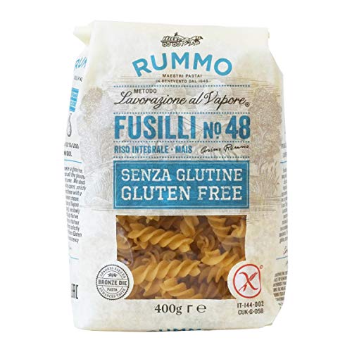 Rummo Fusilli N ° 48 | Italian Gluten Free Pasta | 14 Ounce | Pa
