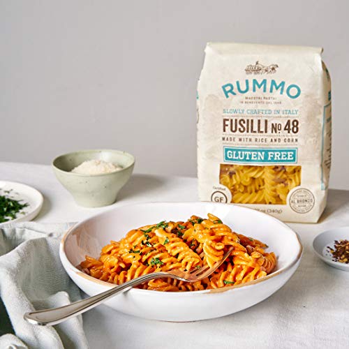 Rummo Italian Pasta Gf Fusilli No.48, Always Al Dente, Certified