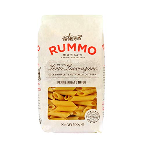 Rummo Italian Pasta Penne Rigate No. 66, Always Al Dente 1Lb Pa