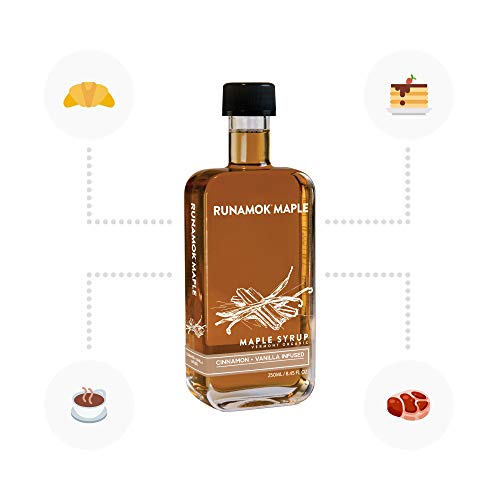 Runamok Maple Cinnamon-Vanilla Infused Maple Syrup - Authentic &Amp;