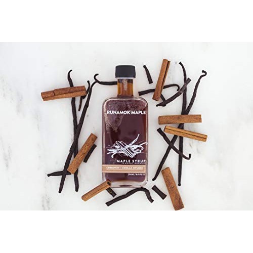 Runamok Maple Cinnamon-Vanilla Infused Maple Syrup - Authentic &Amp;