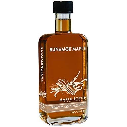 Runamok Maple Cinnamon-Vanilla Infused Maple Syrup - Authentic &Amp;