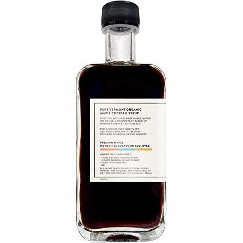 Runamok Maple Organic Old Fashioned Cocktail Syrup | Non-Alcohol