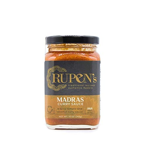 Rupens Madras - Spicy Coconut Tomato Indian Curry Sauce, Vegan ...