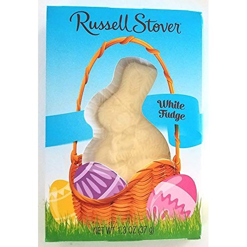 Russell Stover 1 Box White Fudge Easter Bunny Chocolate Candy