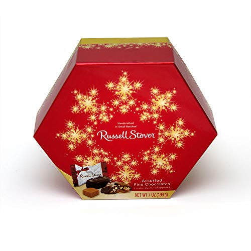 Russell Stover Assorted Chocolates Wrapped Hexagon, 7 Oz. Box