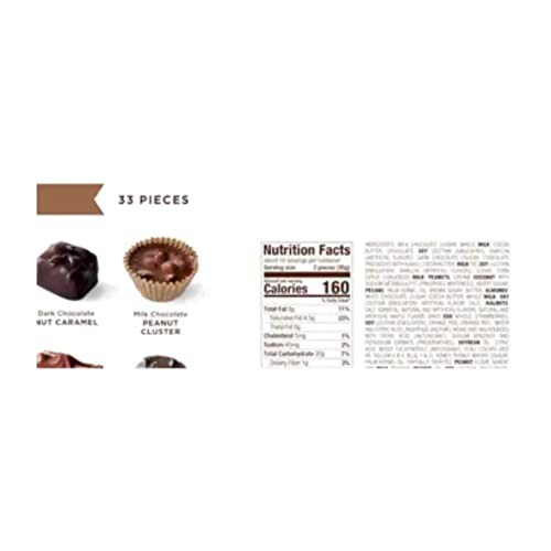 Russell Stover Holiday Assorted Milk & Dark Chocolate WOW Gift B...