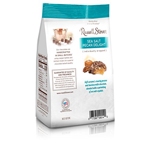 Russell Stover Milk Chocolate Sea Salt Pecan Delight Peg Bag