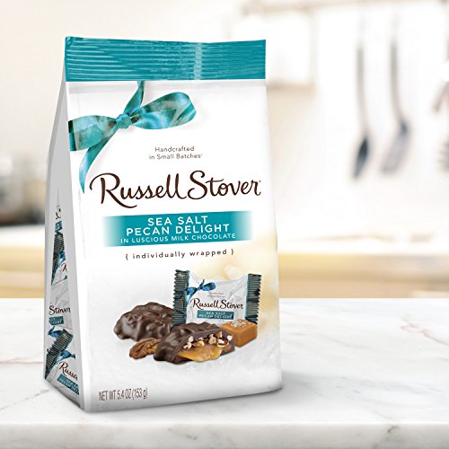 Russell Stover Milk Chocolate Sea Salt Pecan Delight Peg Bag