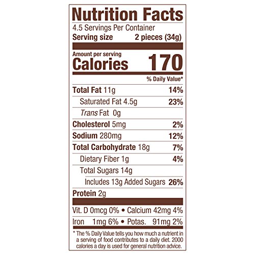 Russell Stover Milk Chocolate Sea Salt Pecan Delight Peg Bag