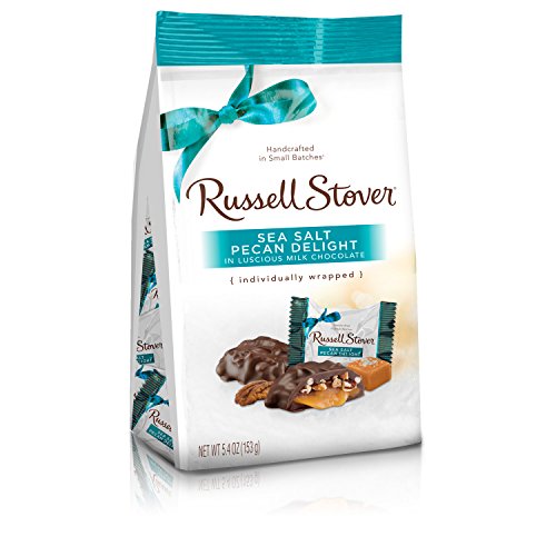 Russell Stover Milk Chocolate Sea Salt Pecan Delight Peg Bag