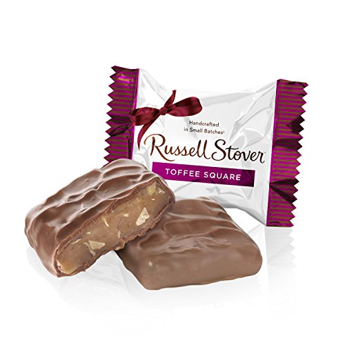 Russell Stover Milk Chocolate Toffee Squares Mini Gusset 6oz pa...