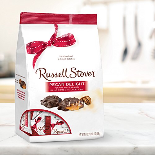 Russell Stover Pecan Delight Gusset Bag 16.10 Ounce Russel Stove