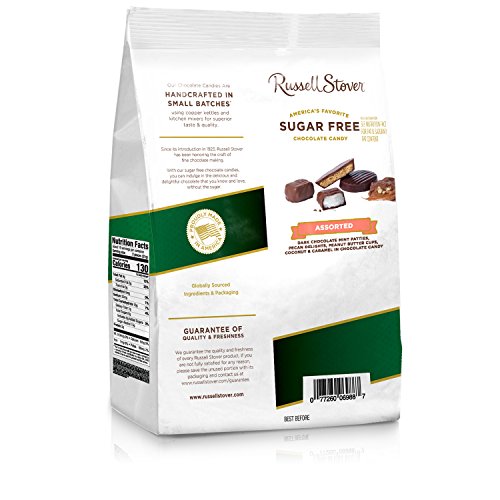 Russell Stover Sugar Free Assorted Chocolates Gusset Bag, 17.75