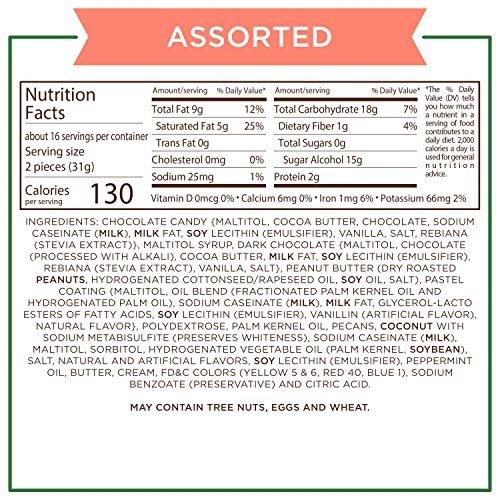 Russell Stover Sugar Free Assorted Chocolates Gusset Bag, 17.75