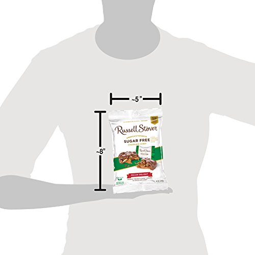 Russell Stover Sugar-Free Pecan Delight, 3 Ounce Peg Bag Pack O