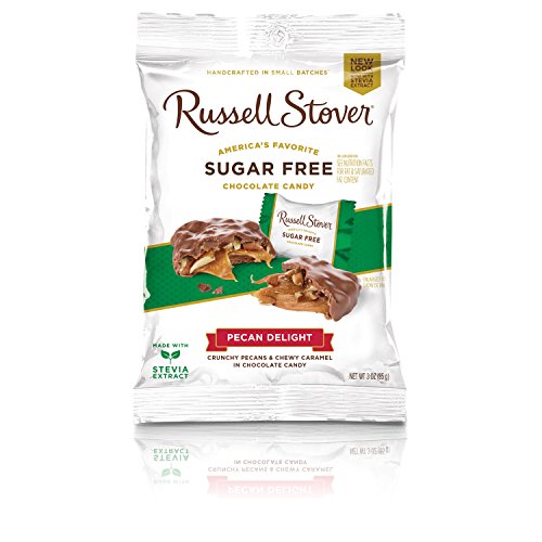 Russell Stover Sugar-Free Pecan Delight, 3 Ounce Peg Bag Pack O