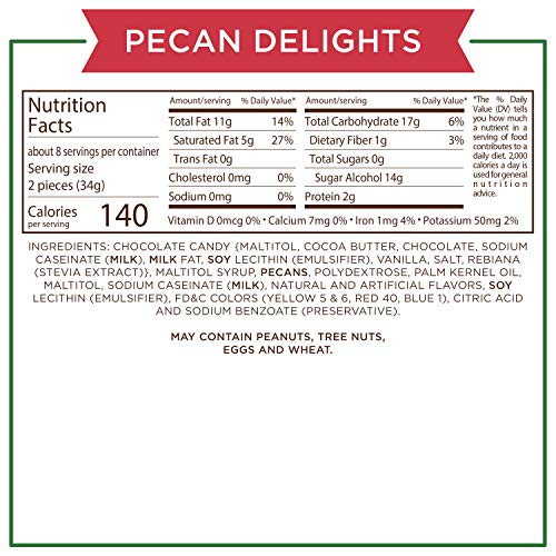 Russell Stover Sugar Free Pecan Delights With Stevia, 10 Oz. Bag