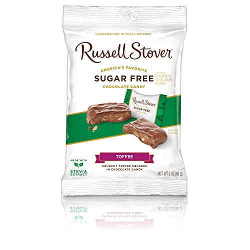 Russell Stover Sugar Free Toffee Squares, 3 Oz. Bag
