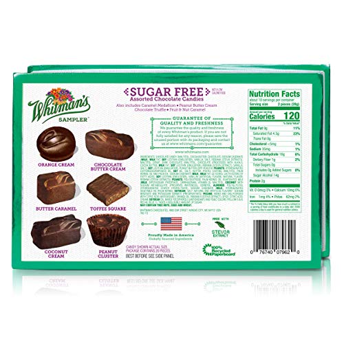 Whitmans Sampler Sugar Free, 10 Oz. Box