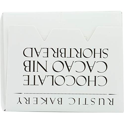 Rustic Bakery Cookies Shortbread Chocolate Cacao Nibs, 4 Oz