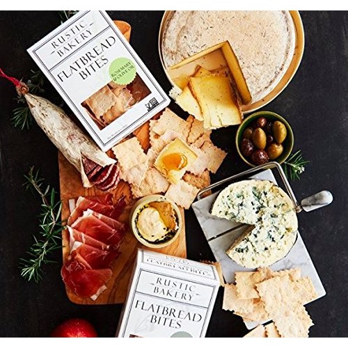 Rustic Bakery, Flatbread Bites Rosemary Olive Oil, 4 Ounce