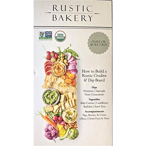 Rustic Bakery Gourmet Handmade Flatbread Olive Oil &Amp; Sea Salt 24 Oz