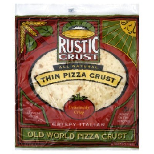 Rustic Crust Pizza Crust - F;Atbreads - Thin Crust - 10 Ounce -