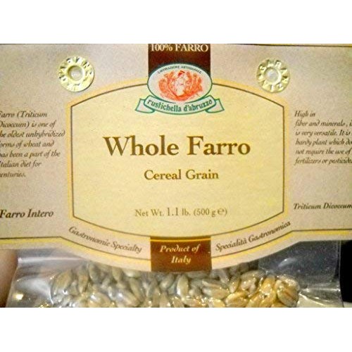 Rustichella Dabruzzo Whole Grain Farro,1.1 Lb